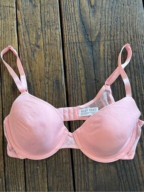 Ellen Tracy Pink T-Shirt Bra 34C